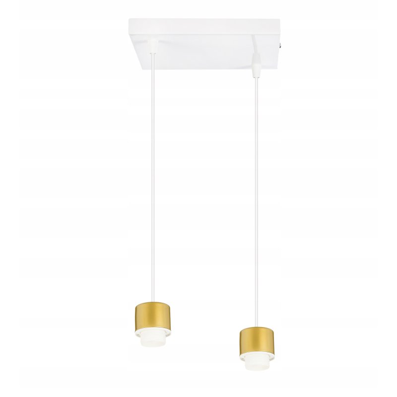 LAMPA sufitowa WISZĄCA ZWIS żyrandol metal złoty 2
