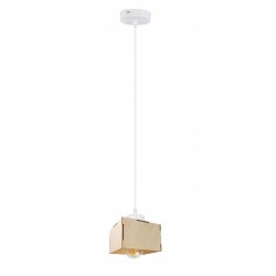 LAMPA sufitowa wisząca zwis żyrandol loft DREWNO 1