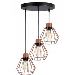 Lampa wisząca zwis żyrandol sufiowa loft brylant 3