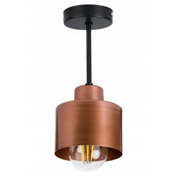 LAMPA wisząca stała żyrandol sufitowa LOFT miedź