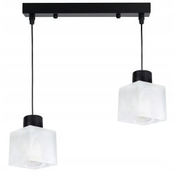 LAMPA sufitowa wisząca ZWIS E27 ŻYRANDOL Szklany 2