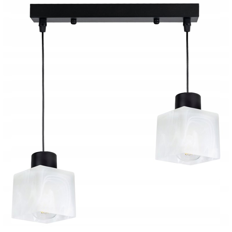 LAMPA sufitowa wisząca ZWIS E27 ŻYRANDOL Szklany 2