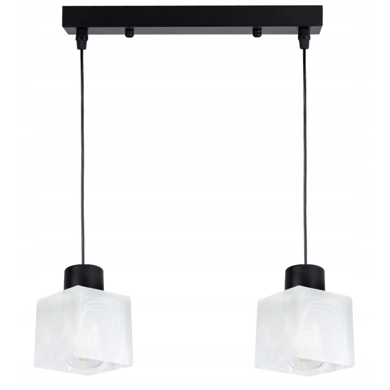 LAMPA sufitowa wisząca ZWIS E27 ŻYRANDOL Szklany 2