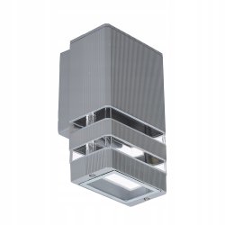 KINKIET LAMPA OPRAWA ELEWACYJNA 1xGU10 LED szary