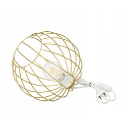 Lampka nocna Lampa stołowa loft Drut XL na led E27