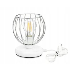 Lampka nocna Lampa stołowa loft na led E27 Drut