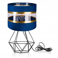 Lampka nocna Lampa stołowa loft na led E27 Abażur