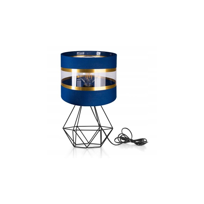 Lampka nocna Lampa stołowa loft na led E27 Abażur