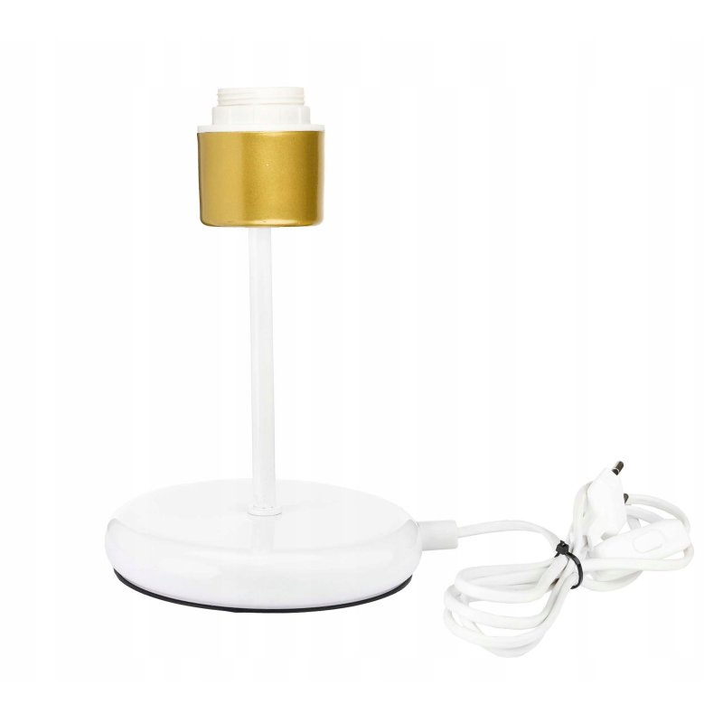 Lampka nocna Lampa stołowa loft na led E27 złota