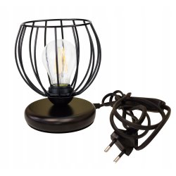 Lampka nocna Lampa stołowa loft na led E27 Drut