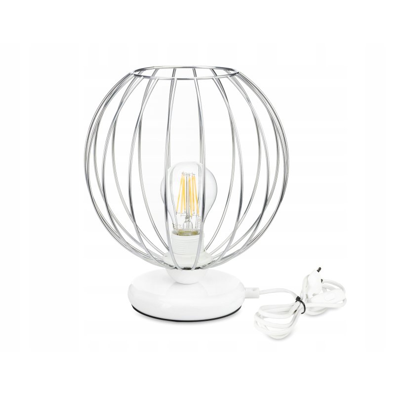Lampka nocna Lampa stołowa loft Drut XL na led E27