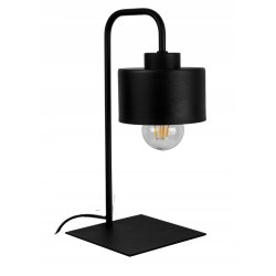 Lampka nocna biurkowa Lampa stołowa loft metal z włącznikiem na led E27