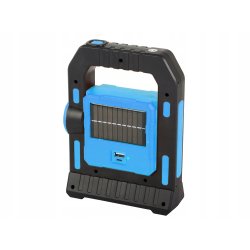 Lampa LED wielofunkcyjna Latarka solarna Ładowana aku micro USB z powerbank