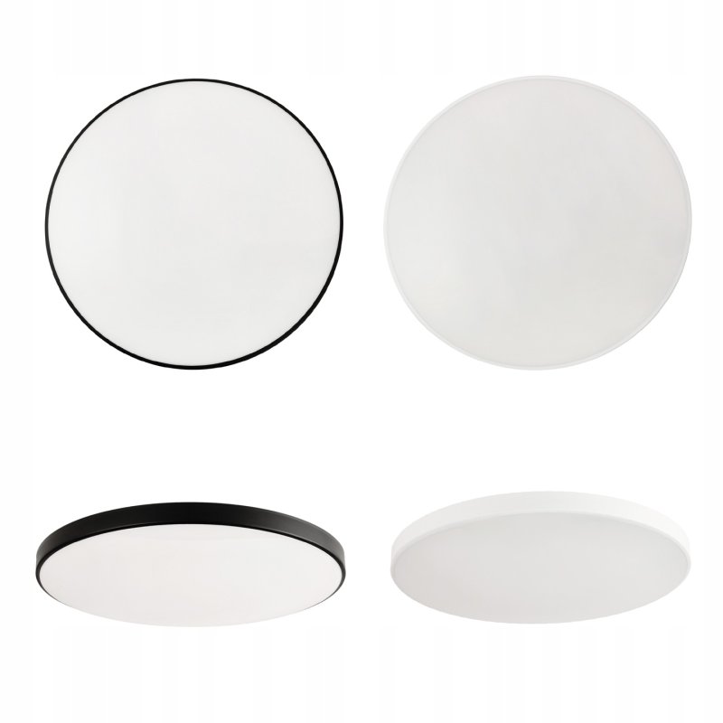 Plafon LED natynkowy Lampa sufitowa 24W NW z wymienną ramką biały/czarny