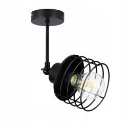 LAMPA KINKIET ŚCIENNY ruchomy loft drut SPRĘŻYNA 1