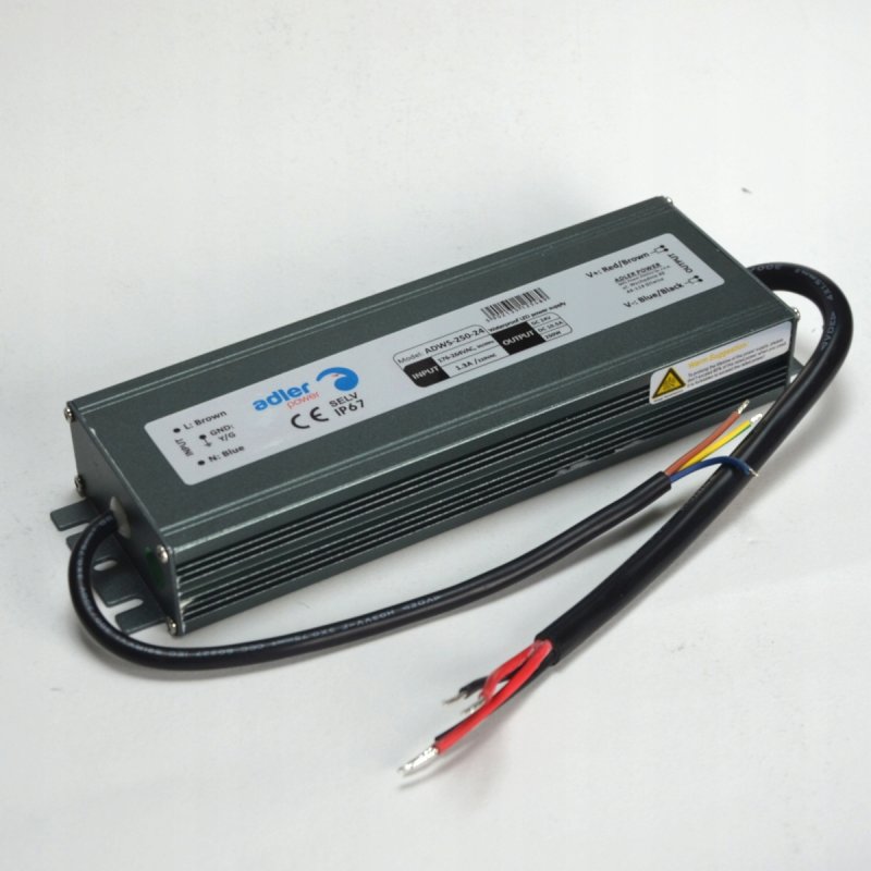 Zasilacz LED hermetyczny ADLER ADWS-250-24 | 24V 10,5A 250W IP67