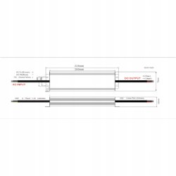 Zasilacz LED hermetyczny ADLER ADWS-250-24 | 24V 10,5A 250W IP67