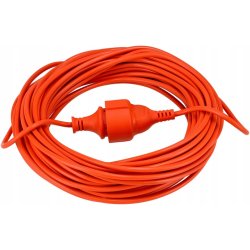 Przedłużacz sieciowy b/Uz ogrodowy pomarańczowy 2x1mm 30m 2500W