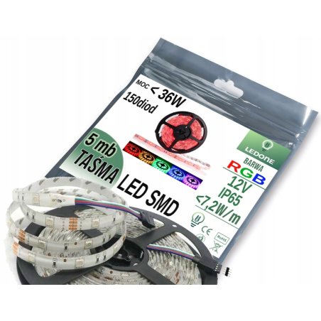 TAŚMA LISTWA LED RGB 150...