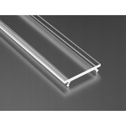 PROFIL ALUMINIOWY NAWIERZCHNIOWY typ A surowy do taśm LED 2m + KLOSZ