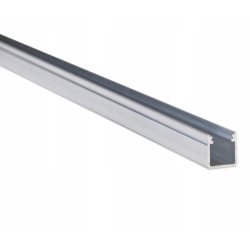 1m Profil aluminiowy nawierzchniowy typ Y wysoki głęboki + Klosz