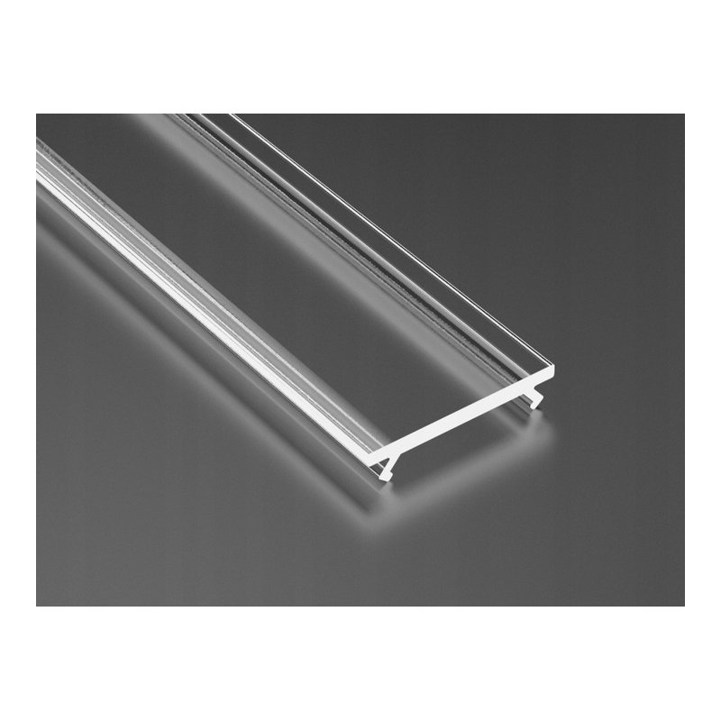 1m Profil aluminiowy nawierzchniowy typ Y wysoki głęboki + Klosz