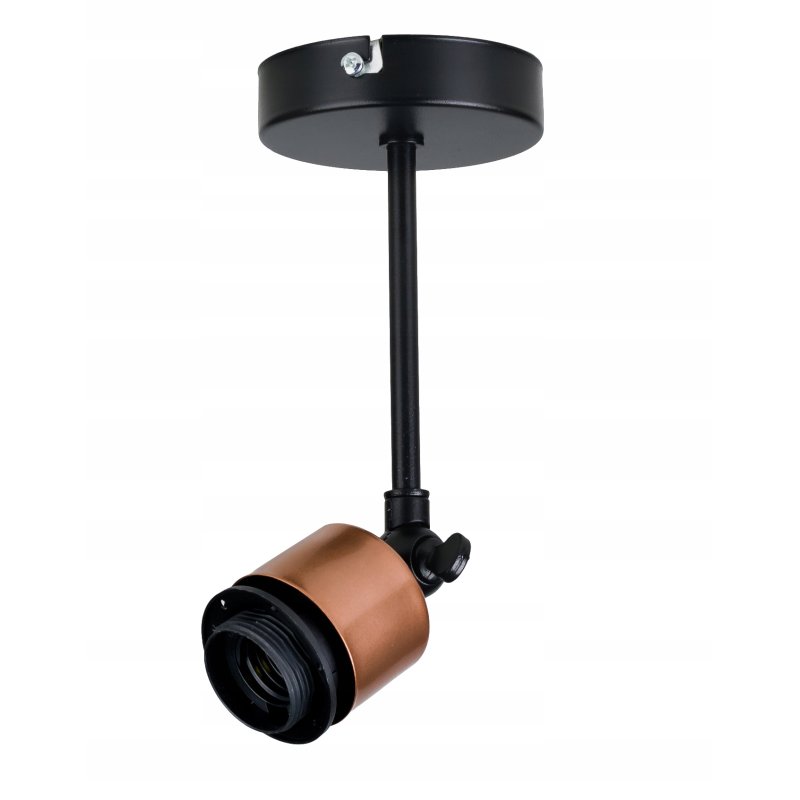 lampa kinkiet ścienny regulowany loft metal miedź