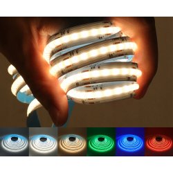 Taśma LED COB 784diod linia światła RGBW + WW CIEPŁA 24V 19w/m 1mb