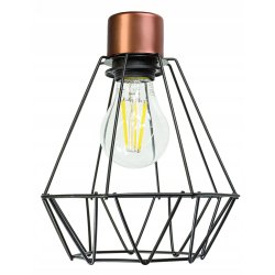 LAMPA KINKIET E27 ścienny stały loft drut BRYLANT