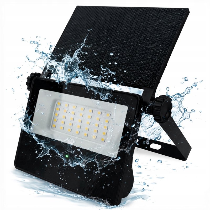 Lampa solarna NAŚWIETLACZ z panelem solarnym z czujnikiem ruchu zmierzch MV