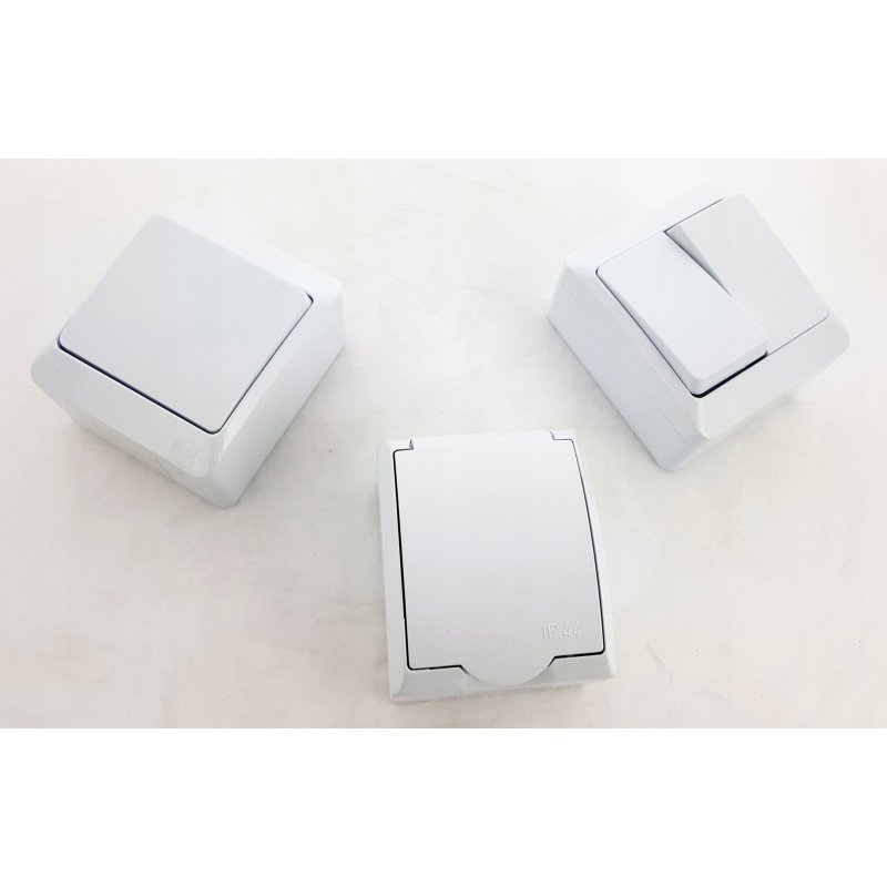 GNIAZDO NATYNK hermetycz IP44 pojedyncze z/U OSPEL