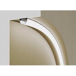 PROFIL ALU do zastosowań GIĘTYCH do LED + KLOSZ 1m