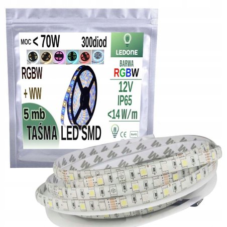 Taśma LED 5050 300 LED IP65...