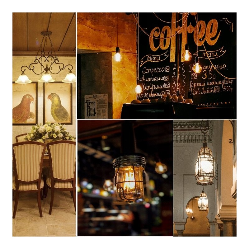 Żarówka E14 LED FILAMENT 4W C35 świeczka zimna