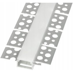 Profil LED Aluminiowy RUCHOMY GIĘTY do Płyt GK Gipsowych Regips + Klosz 2m