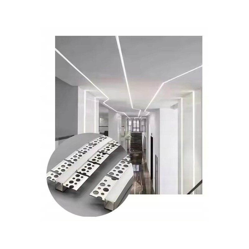 Profil LED Aluminiowy RUCHOMY GIĘTY do Płyt GK Gipsowych Regips + Klosz 2m