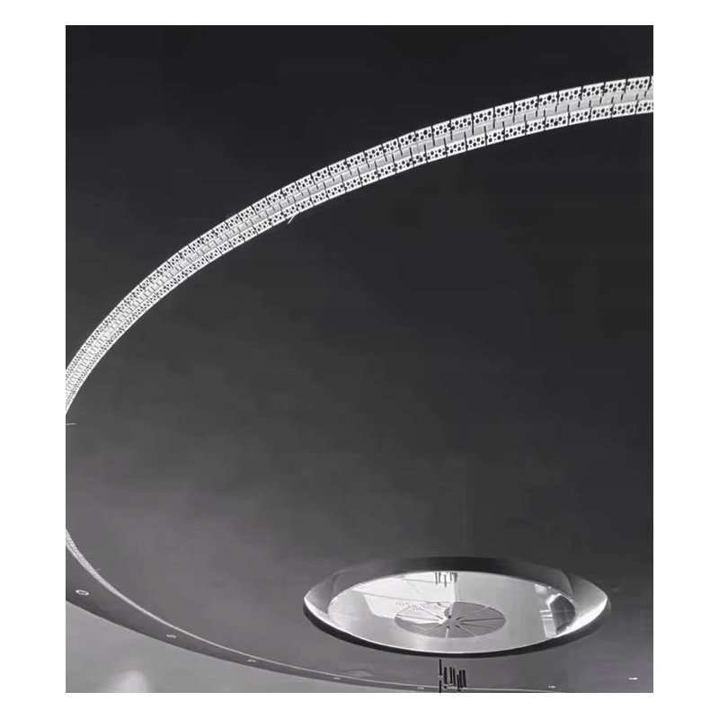 Profil LED Aluminiowy RUCHOMY GIĘTY do Płyt GK Gipsowych Regips + Klosz 2m