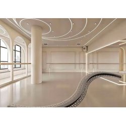 Profil LED Aluminiowy RUCHOMY GIĘTY do Płyt GK Gipsowych Regips + Klosz 2m