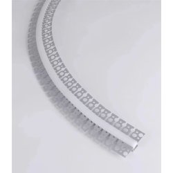 Profil LED Aluminiowy RUCHOMY GIĘTY do Płyt GK Gipsowych Regips + Klosz 2m