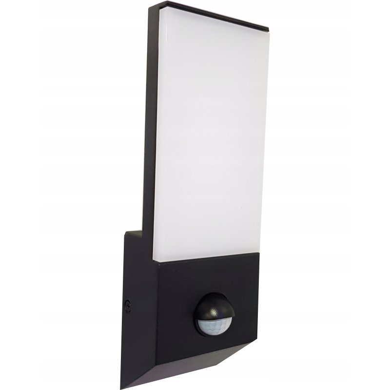 Lampa kinkiet ogrodowy elewacyjny LED 9W czujnik