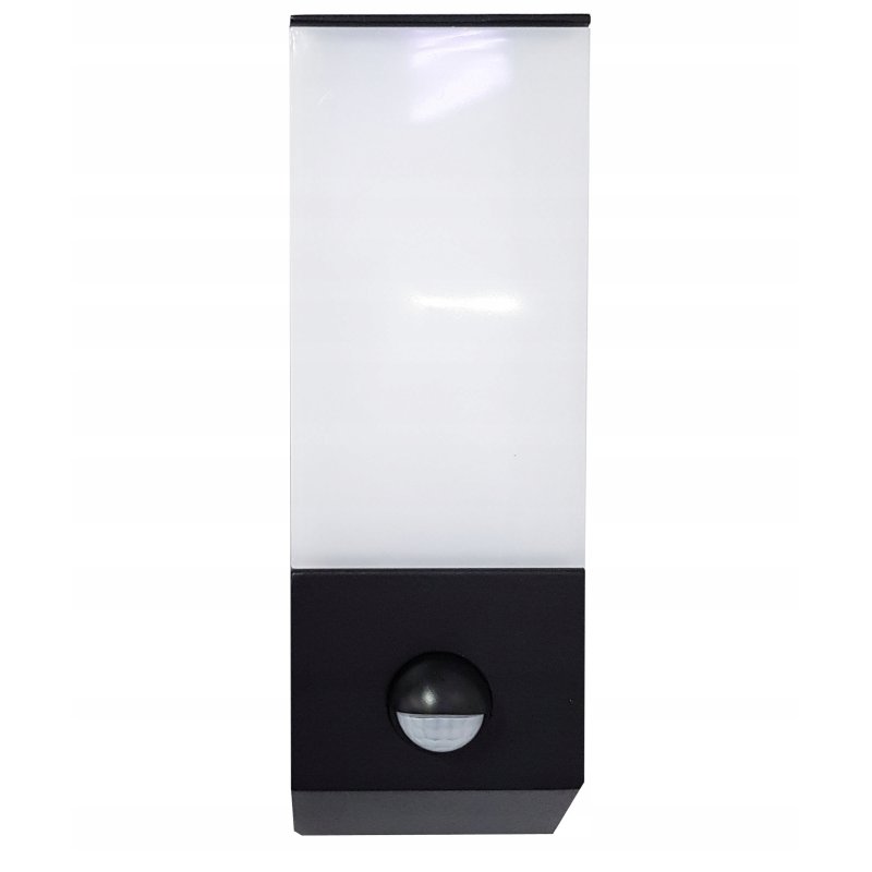 Lampa kinkiet ogrodowy elewacyjny LED 9W czujnik