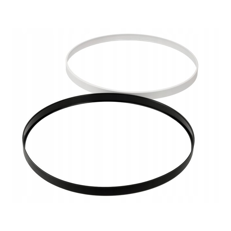 Plafon LED natynkowy Lampa sufitowa 18W NW z wymienną ramką biały/czarny