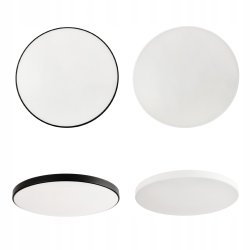 Plafon LED natynkowy Lampa sufitowa 18W NW z wymienną ramką biały/czarny