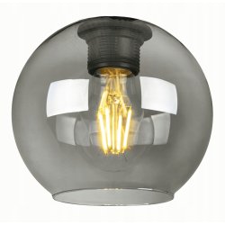 LAMPA KINKIET ŚCIENNY stały E27 LOFT szklany KULA