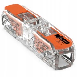 Szybkozłączka kostka WAGO 2x 0,2mm-4mm 221-2411 prosta przelotowa klips