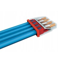 Szybkozłączka kostka WAGO 4-torowa na drut 4x0,5mm-2,5mm zaciskowa