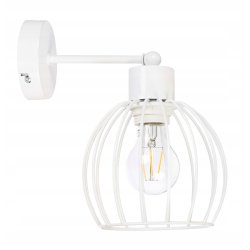 LAMPA KINKIET ścienny stały loft drut KULA na E27