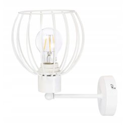 LAMPA KINKIET ścienny stały loft drut KULA na E27