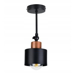 LAMPA sufit KINKIET ŚCIENNY regulowany loft KUBEK