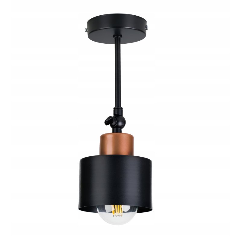 LAMPA sufit KINKIET ŚCIENNY regulowany loft KUBEK